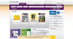 Desktop Screenshot of hachettefle.com