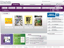 Tablet Screenshot of hachettefle.com